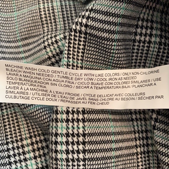 Eloquii Glen Plaid Tulip Hem Skirt Size 26 - Picture 6 of 10